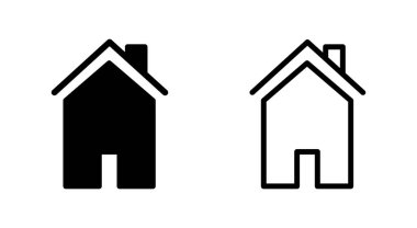 Uygulamalar ve web siteleri için ev simgesi. Ev işareti ve sembol