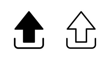 Uygulamalar ve web siteleri için simge sembolü yükle. veri işareti ve sembolü yükle