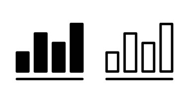 Uygulamalar ve web siteleri için grafik simgesi büyütülüyor. Çizelge ve sembol. diyagram simgesi