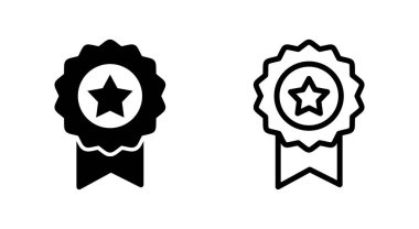 Uygulamalar ve web siteleri için simge simgesi. Ödül ikon vektörü. İşaret ve sembollere ulaşın. Damga