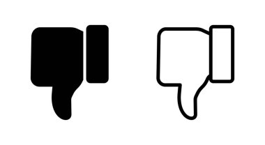 Simge vektöründen nefret ediyorum. İşaret ve sembolden hoşlanmaz. Elin başparmağın aşağıda