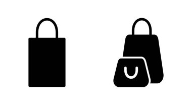 Uygulamalar ve web siteleri için alışveriş poşeti simgesi. Alışveriş işareti ve sembol