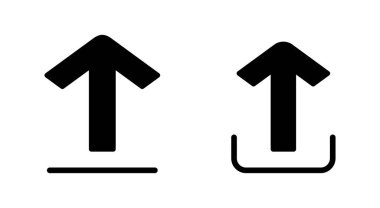 Uygulamalar ve web siteleri için simge sembolü yükle. veri işareti ve sembolü yükle