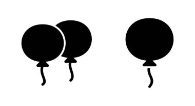 Uygulamalar ve web siteleri için balon simgesi. Parti balonu işareti ve sembolü