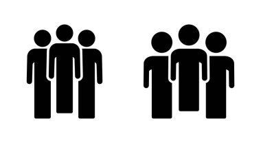 uygulamalar ve web siteleri için insan simgesi. İmza ve sembol. Kullanıcı Simgesi vektörü