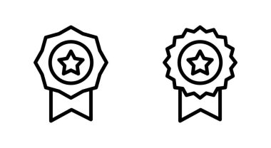 Uygulamalar ve web siteleri için simge simgesi. Ödül ikon vektörü. İşaret ve sembollere ulaşın. Damga