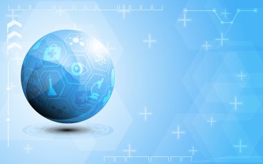 Dünya Sağlık ve bilim simgesi 