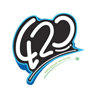 420 tıbbi esrar logosu 