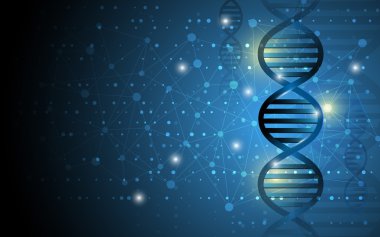 Bilim dna yapısı tasarım arka plan