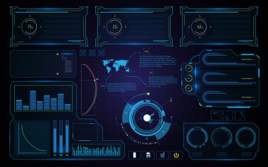Hud UI arayüz ekran teknolojisi 