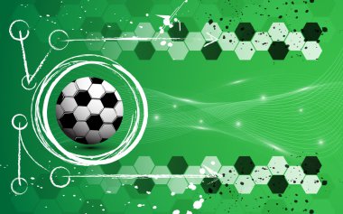 Futbol tebeşir arka plan