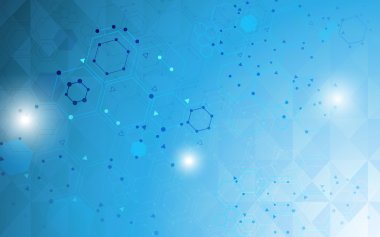 Bilim moleküler tasarım arka plan