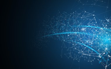 soyut çokgen geometrik arka plan 