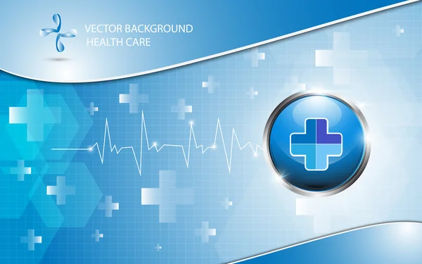 Logo-egészségügyi koncepció — Stock Vector