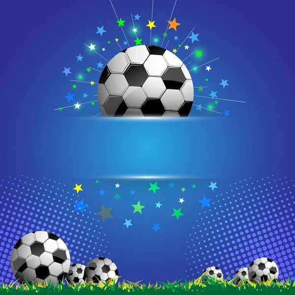 Fête du football concept bannière — Image vectorielle