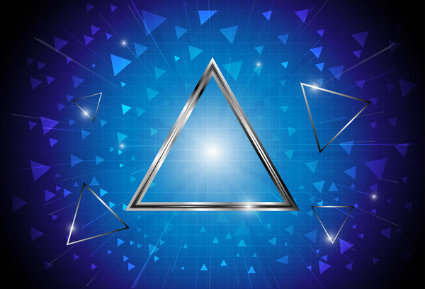 triangles abstract background