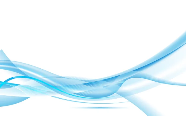 Modèle vague bleu fond de conception — Image vectorielle