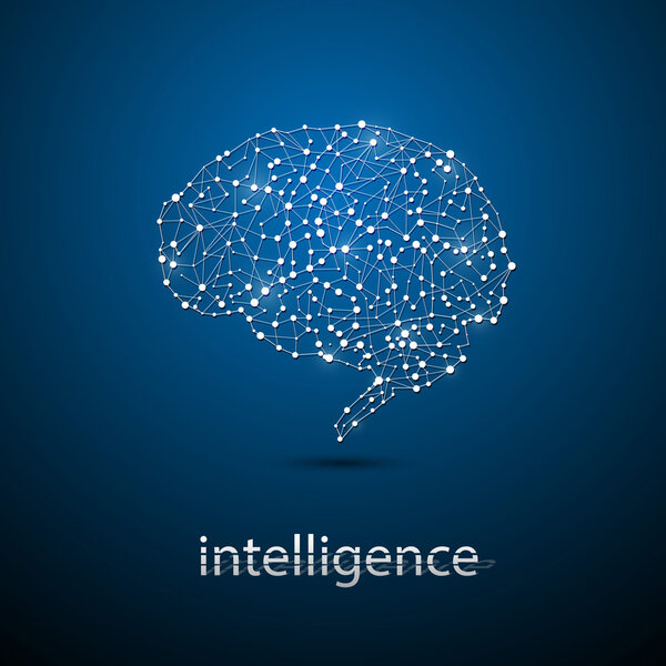 Brain technology innovation intelligence concept 