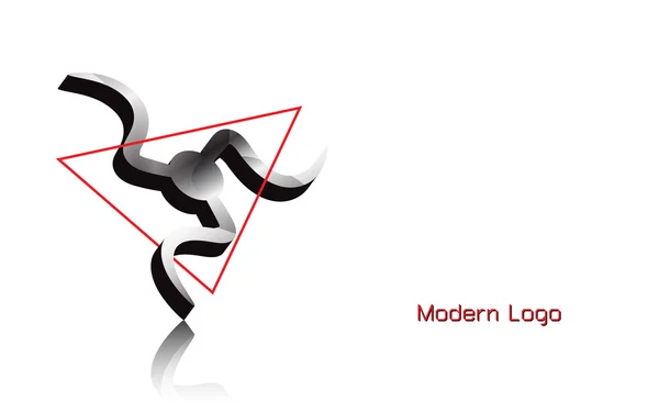 Logotipo técnico moderno abstrato — Vetor de Stock