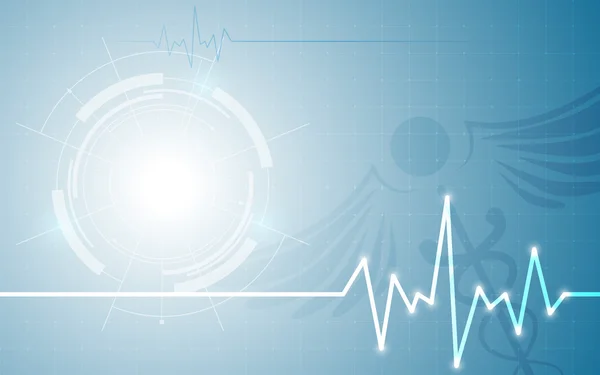 Conceito de design de inovação em tecnologia médica — Vetor de Stock