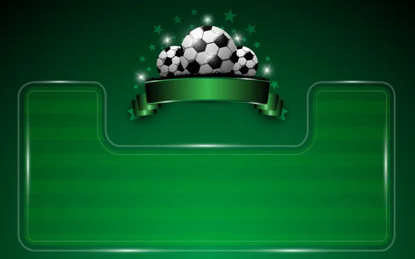 Futebol modelo de fundo — Vetor de Stock