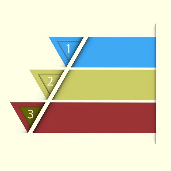 Soyut üçgenler seçim seçeneği — Stok Vektör