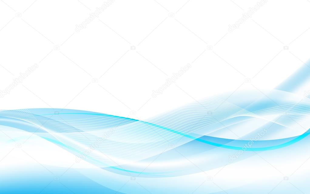 Abstract blue wave design background