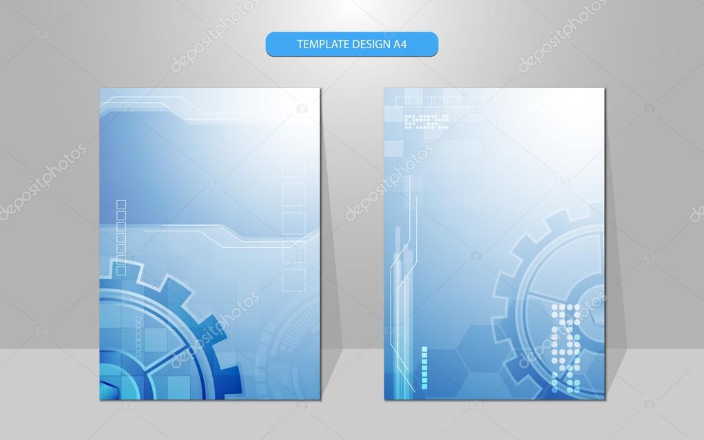 Abstract technology cover design backgrounds