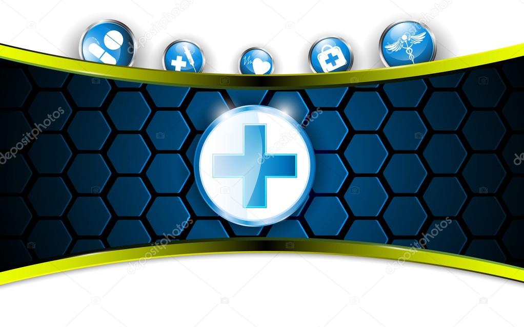 Medical health care abstract background