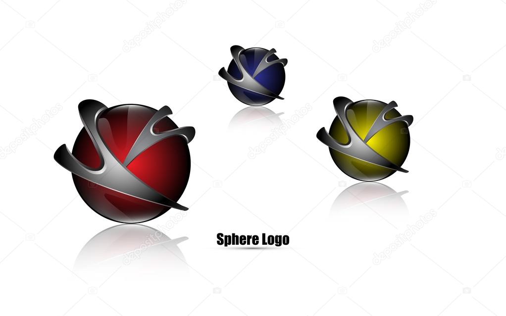 Sphere modern logos hi tech design