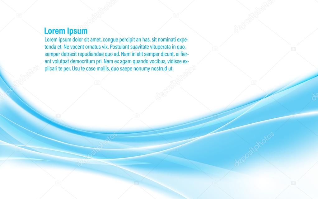 Blue wave design background