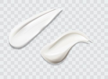 Krem desen vuruşu şeffaf arkaplanda izole edildi.