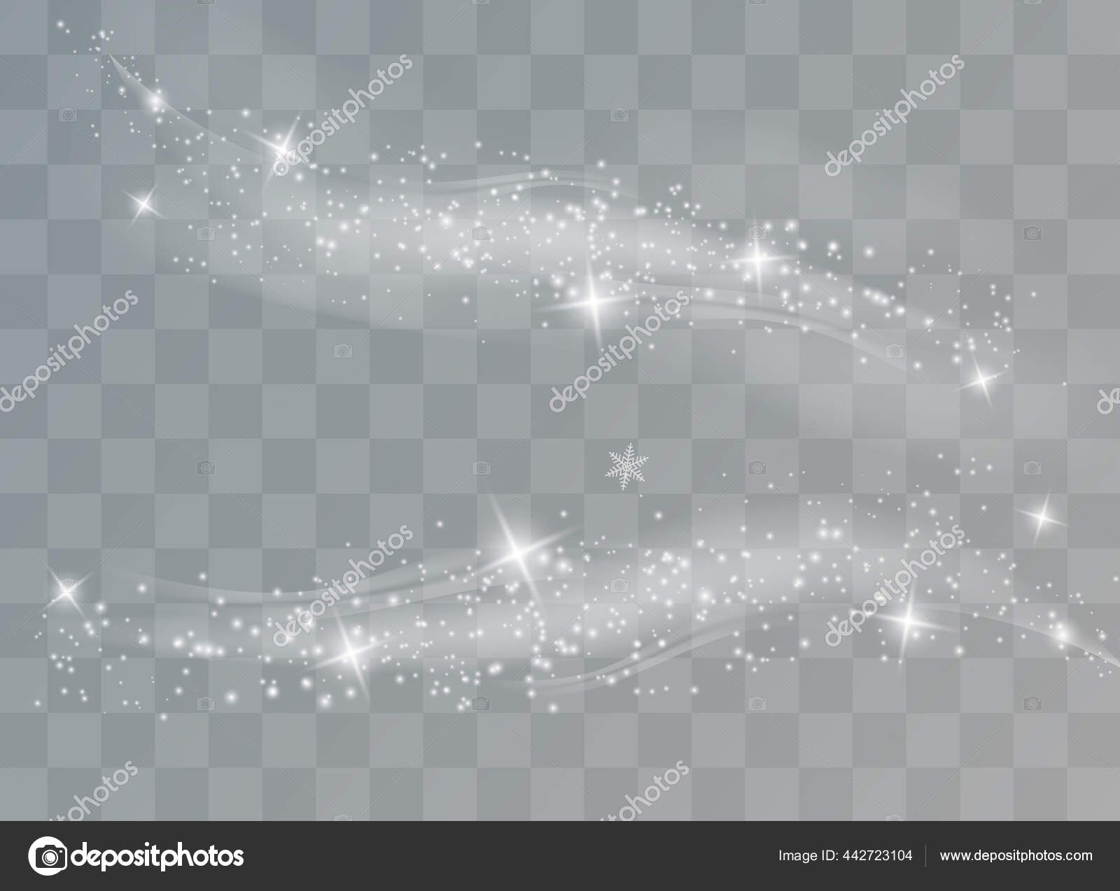 雪と風の透明背景に ホワイトグラデーション装飾要素ベクトルイラスト 冬と雪と霧 風と霧 ストックベクター ©kume111000 442723104, image size:1600x1273