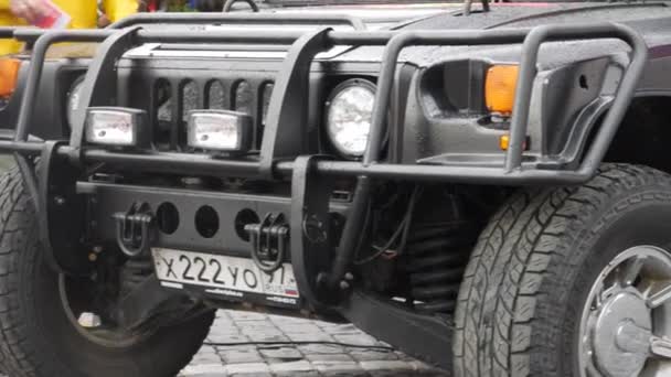 Jeep na cestě Silk Road — Stock video