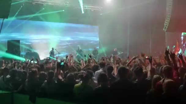 Artists Performing at the Concert Stock Footage