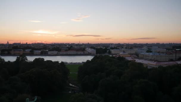 Panorama de la ciudad desde el vuelo de un pájaro Metraje De Stock Sin Royalties Gratis