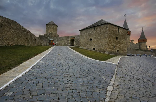 The fortress in Kamenets - Podolsk Stock Photo