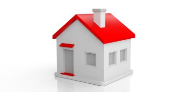 3D render küçük ev