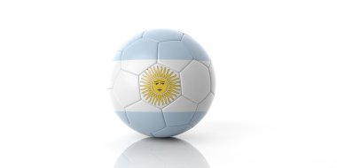 3D render Arjantin futbol futbol topu