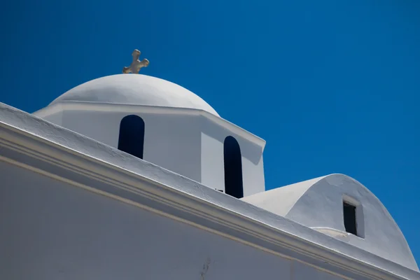 Cyclades에 작은 백색 교회 — 스톡 사진