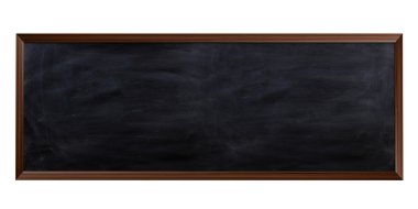 3D render yazı tahtası beyaz arka plan üzerinde