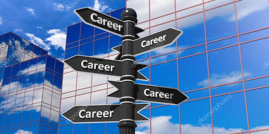 Career indicators in different directions — Stock Photo © gioiak2 118464524