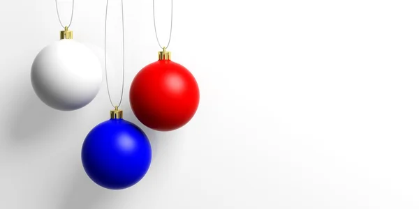 3D rendering kerstballen — Stockfoto