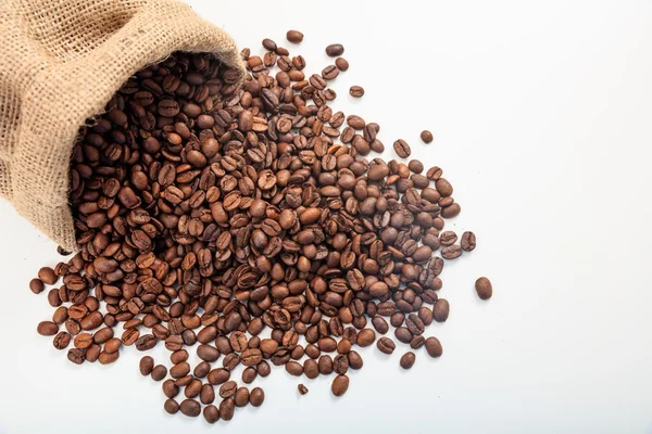 Sack with coffee beans — Stock Photo, Image