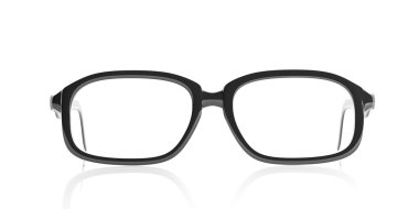 Beyaz arka plan üzerinde göz gözlük 3D render çifti
