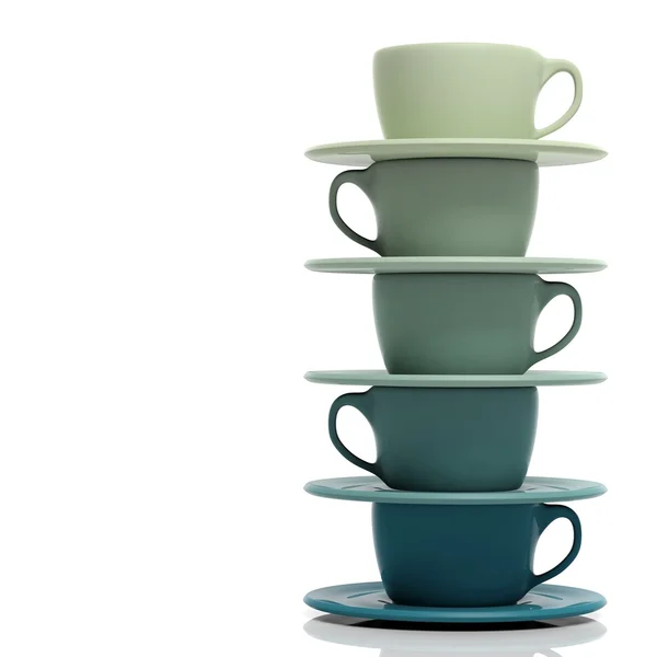 3D-Rendering Tassen Kaffee — Stockfoto