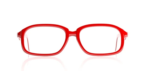 3d rendering paio di occhiali da vista su sfondo bianco — Foto Stock