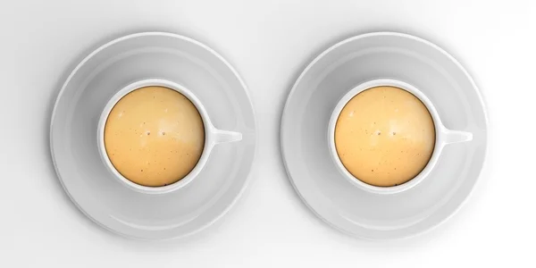 コーヒー 1 杯 3 d レンダリング — ストック写真