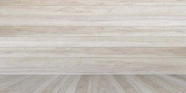 3D rendering trä golv och vägg — Stockfoto