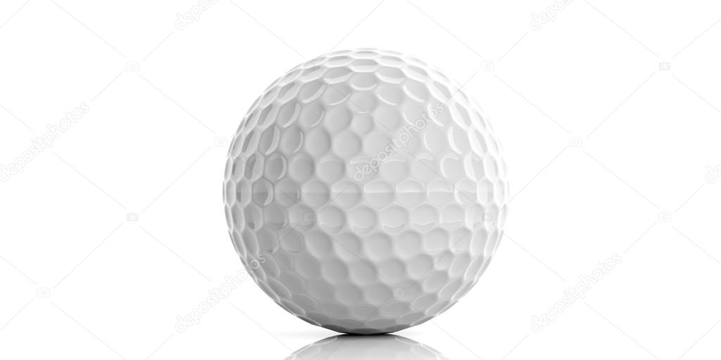 3d rendering golf ball